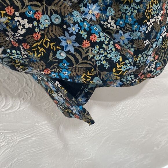 J Jill Floral Modal Blend Colorful Boho Dress Size Small - Picture 5 of 8